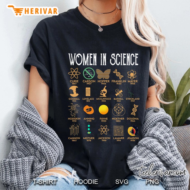Women In Science Funny Science Gift Women Ladies Tee