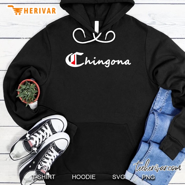 Chingona Champion Latina Mexicana Athletic Authentic Hoodie