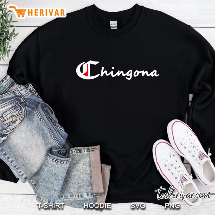 Chingona Champion Latina Mexicana Athletic Authentic Sweatshirt