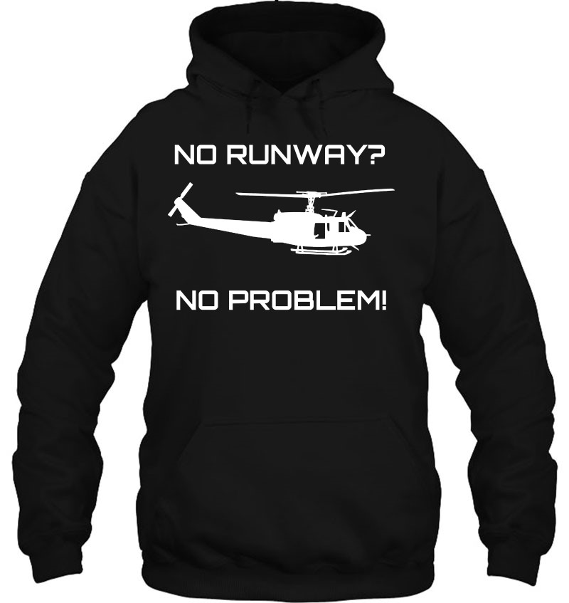 Funny Huey Helicopter No Runway No Problem Mugs