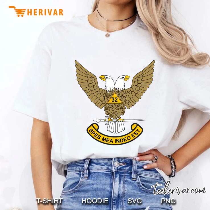 32Nd Degree Mason 32 Masonic Scottish Rite Up Shirt Ladies Tee