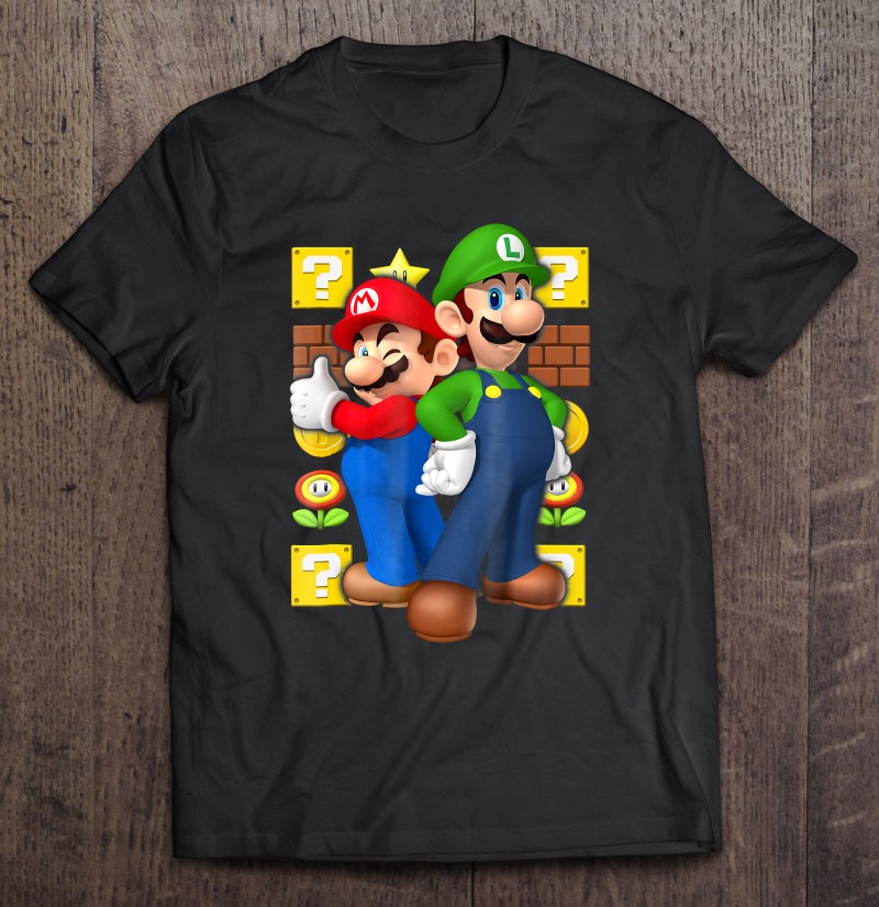 Nintendo Super Mario Luigi Thumbs Up Graphic