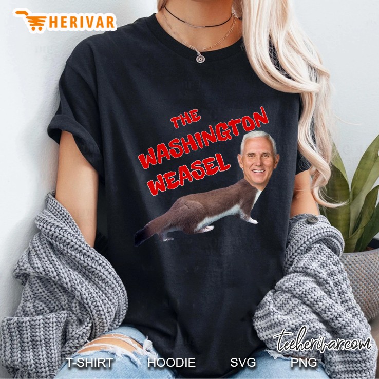 Pence The Washington Weasel Patriot Ladies Tee