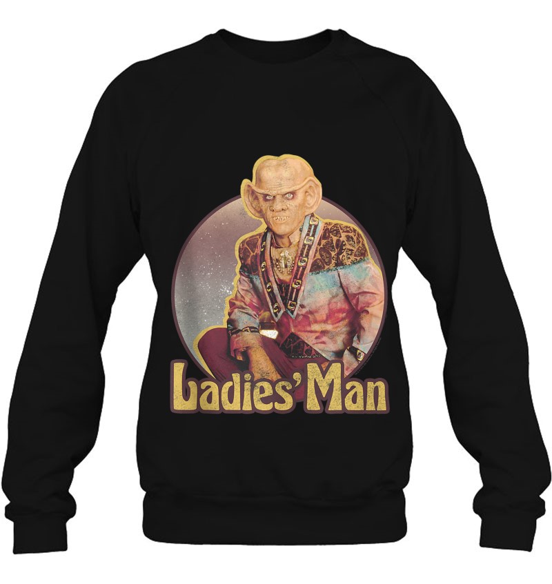 Star Trek Ds9 Quark Ladies' Man Retro Sweatshirt