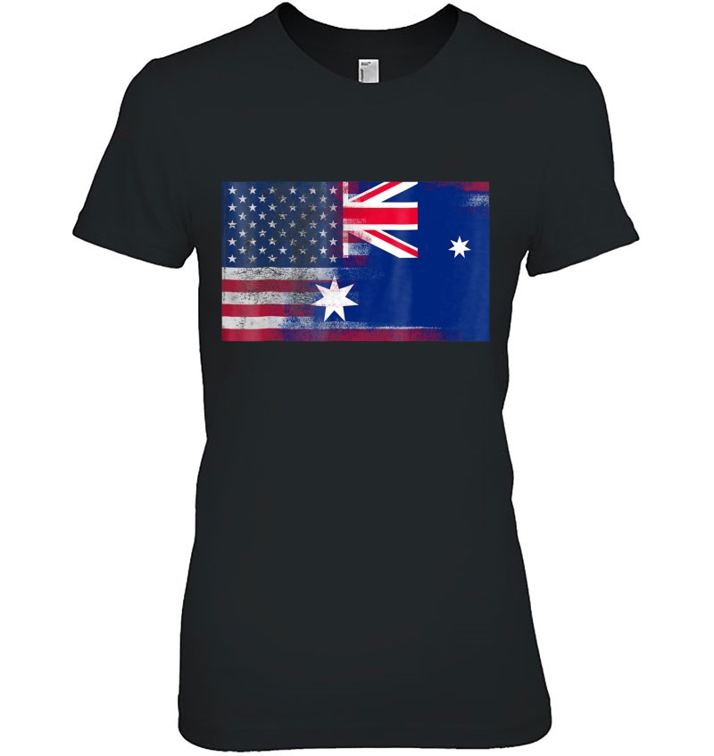 Half Australia Half Flag Shirt
