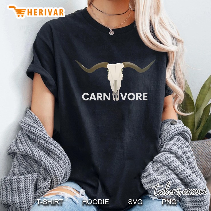 Carnivore Diet Ruminant Skull Clothing Gear Ladies Tee