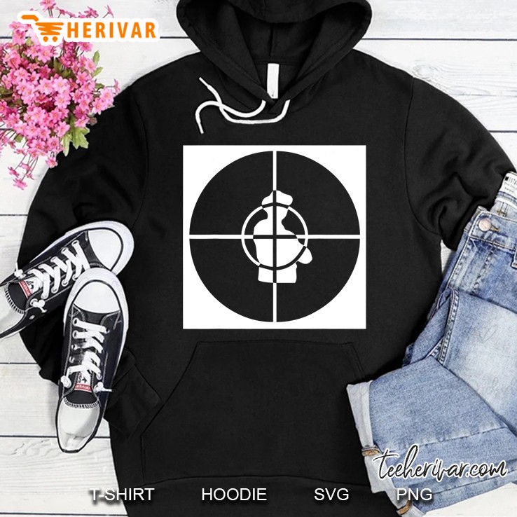 Public Enemy Big Target Logo Hoodie