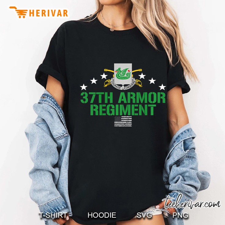 37Th Armor Regiment Premium Ladies Tee