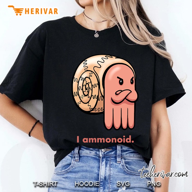 I Ammonoid Ammonite Funny Cute Prehistoric Sea Creature Ladies Tee