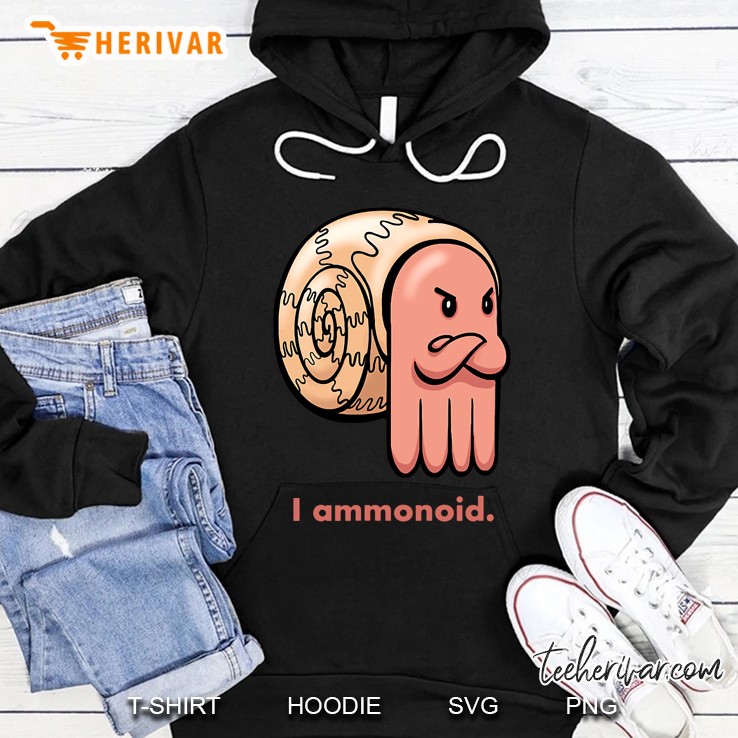 I Ammonoid Ammonite Funny Cute Prehistoric Sea Creature Hoodie