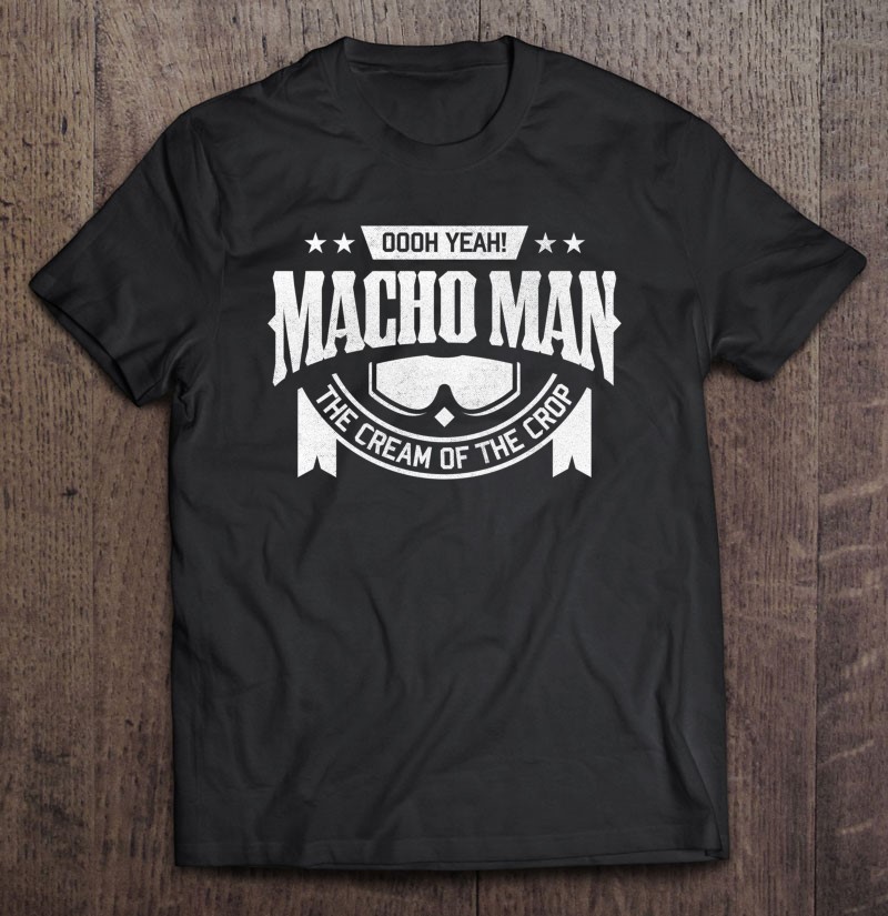 Macho Man Randy Savage Poffo Baseball T Shirt  Macho man randy savage,  Baseball tshirts, Macho man