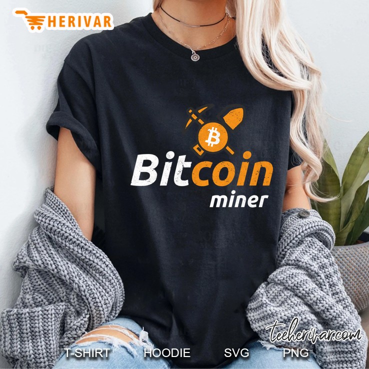 Bitcoin Mining Shirt, Bitcoin Miner Apparel Ladies Tee