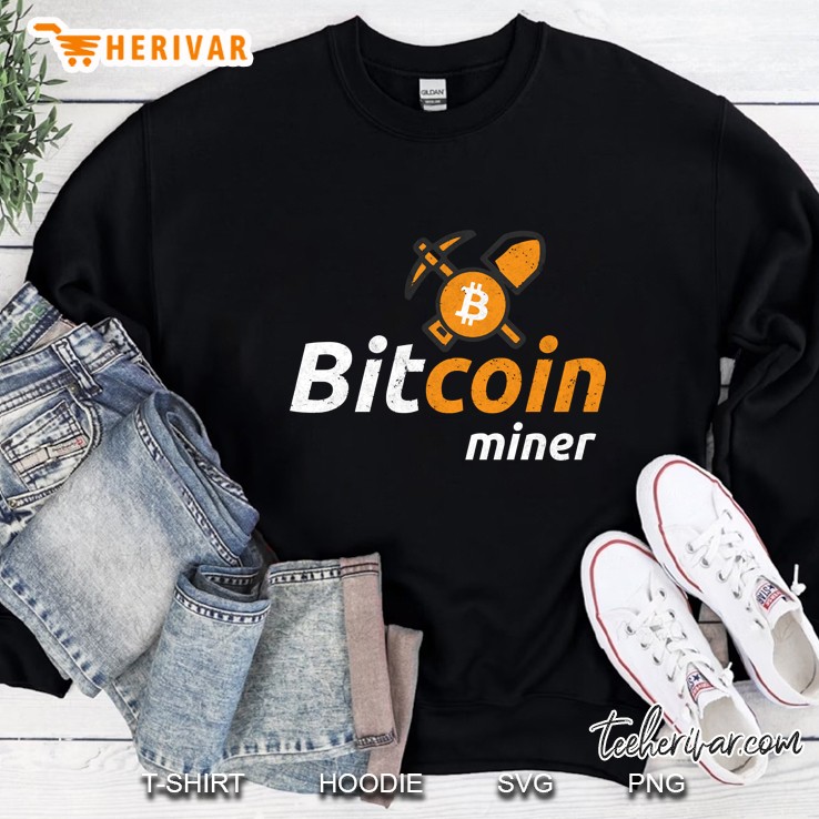 Bitcoin Mining Shirt, Bitcoin Miner Apparel Sweatshirt
