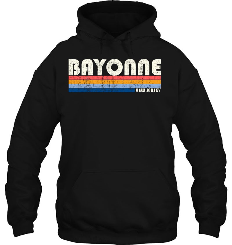 Retro Bayonne NJ Shirt New Jersey T-shirt 70s 80s Vintage Style Bayonne Retro Mens Womens T-Shirts 