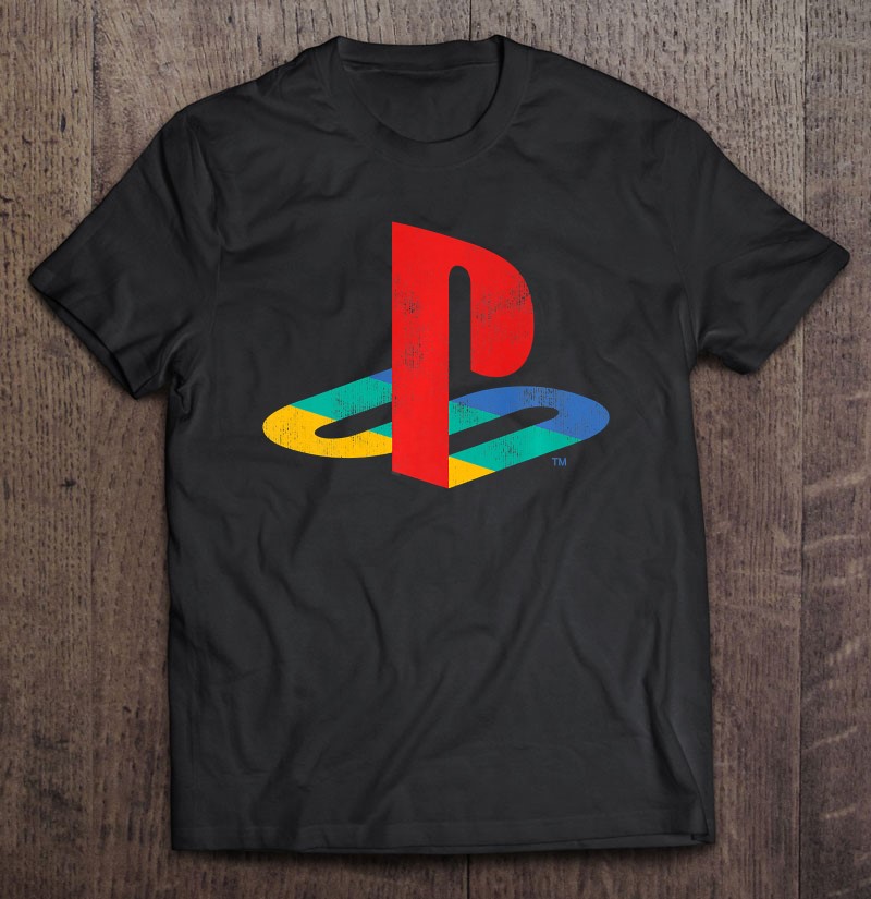 Playstation Playstation Logo Retro Distressed Premium Shirt