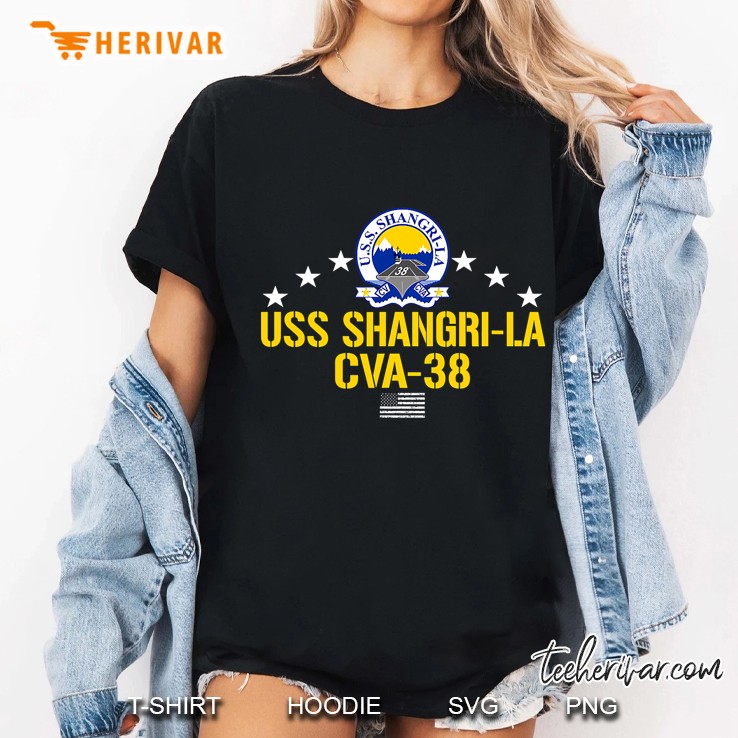 Uss Shangri-La Cva-38 Ver2 Ladies Tee