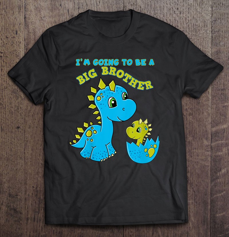 Dinosaur Infant Toddler Shirt Baby Birth Surprise Rawr Im Going to be a Big Brother! 