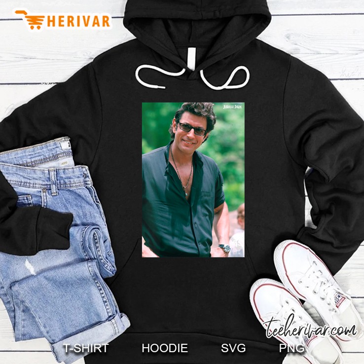 Jurassic Park Jeff Goldblum Smile Poster Hoodie