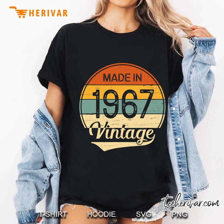 Vintage 1967 Made In 1967 54Th Birthday 54 Years Old Gift Ladies Tee