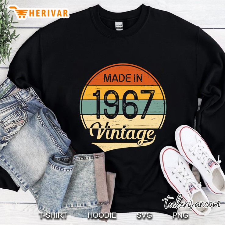 Vintage 1967 Made In 1967 54Th Birthday 54 Years Old Gift Sweatshirt