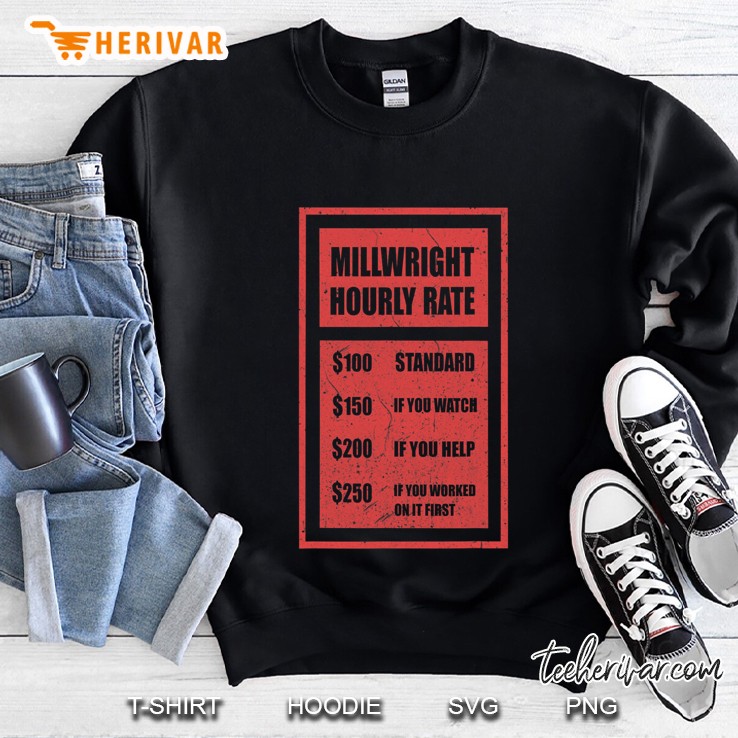 Millwright Hourly Rate Millwright Sweatshirt
