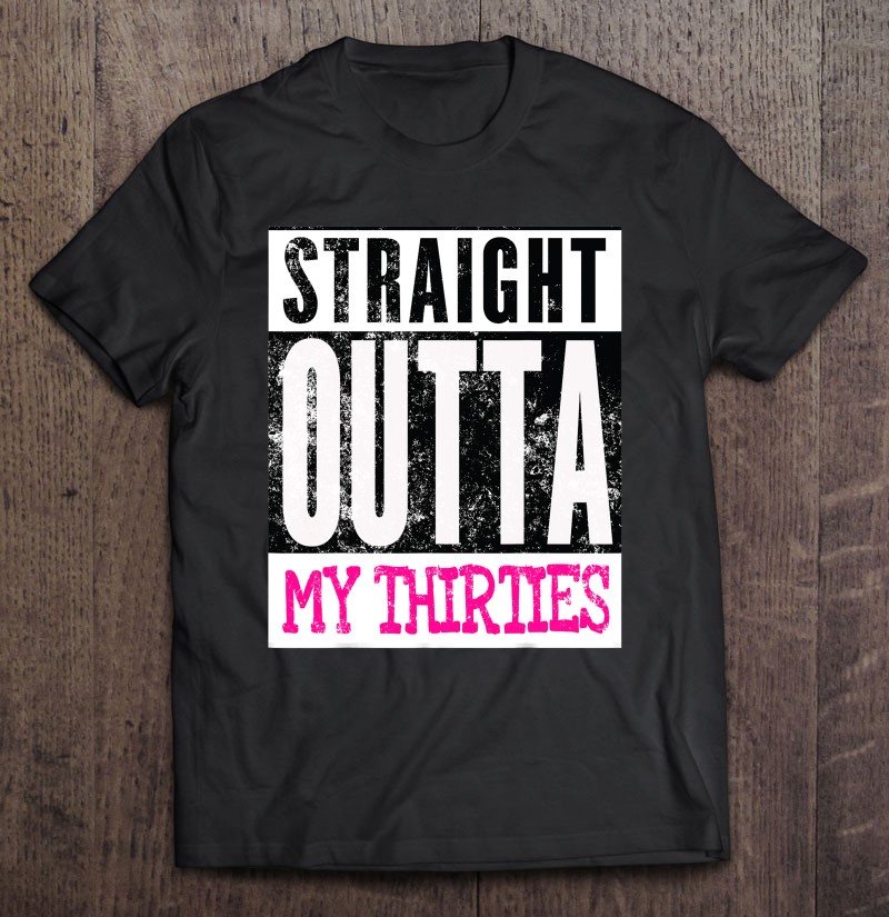 Sawyers Trading Company Straight Outta My Forties Short-Sleeve Unisex T-Shirt 40TH Birthday