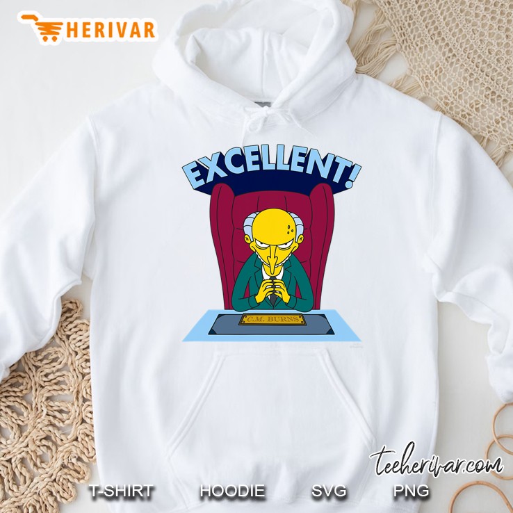 The Simpsons Mr. Burns Excellent Hoodie
