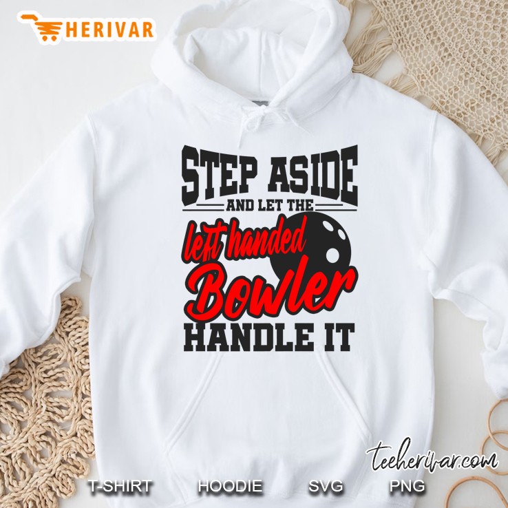 Bowling Left Handed Bowler Funny League Team Gift Dad Mom Premium Hoodie