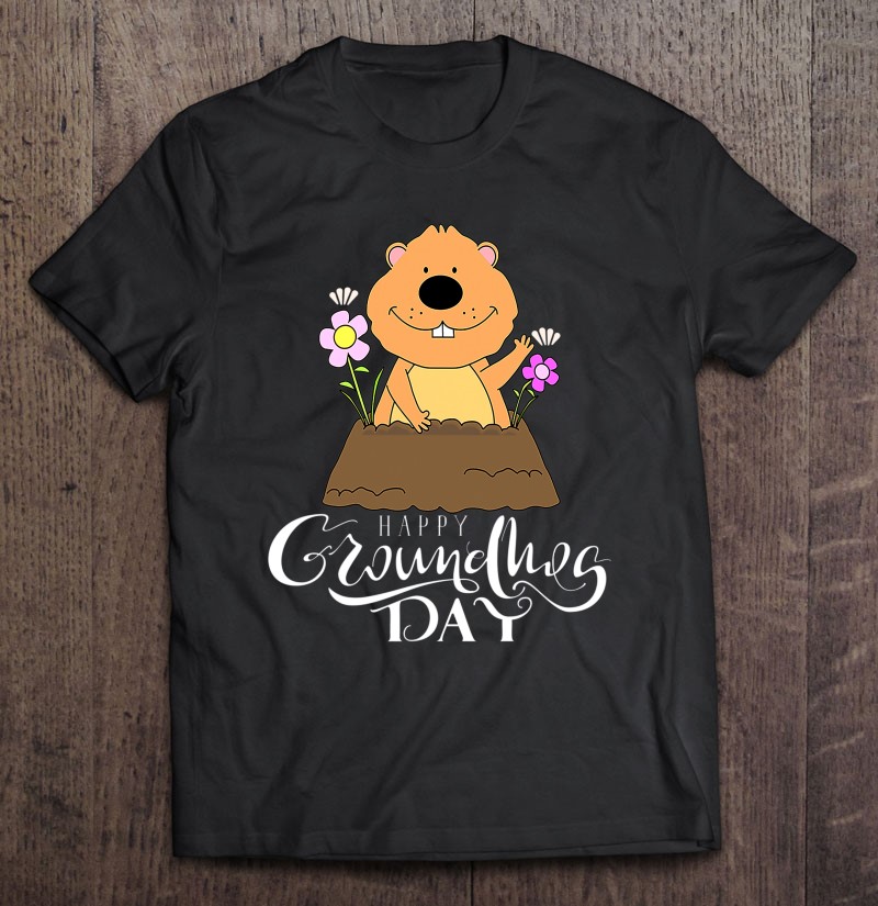 Groundhog Day 2021 Happy Ground Hog Funny Men Women Kids T-Shirt