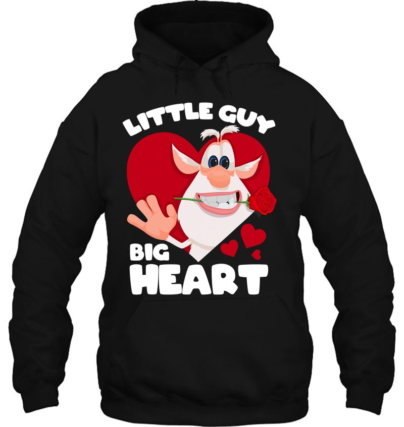 Booba Little Guy Big Heart Booba Valentine Shirt For Boys