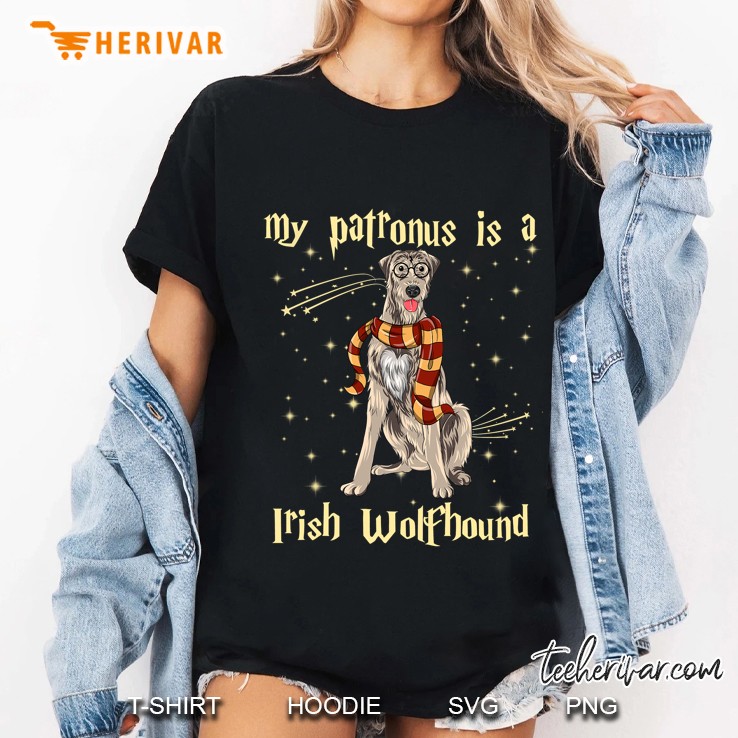 My Patronus Is A Irish Wolfhound For Dog Lovers Ladies Tee