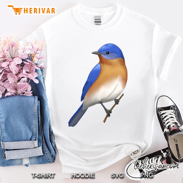 Eastern Bluebird Bird Lover Shirt