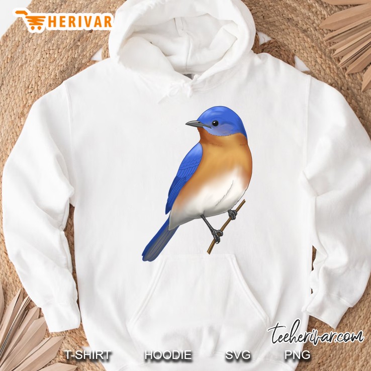 Eastern Bluebird Bird Lover Hoodie