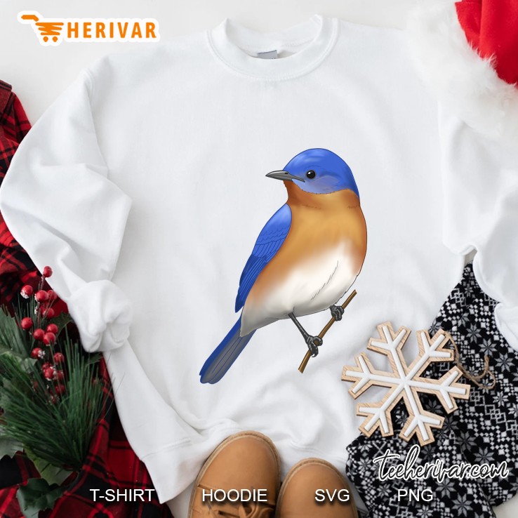Eastern Bluebird Bird Lover Sweatshirt