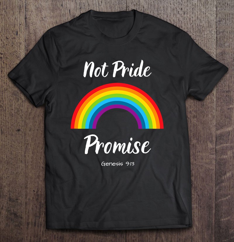 Rainbow God's Promise, Genesis 913, Covenant Bible Verse Shirt