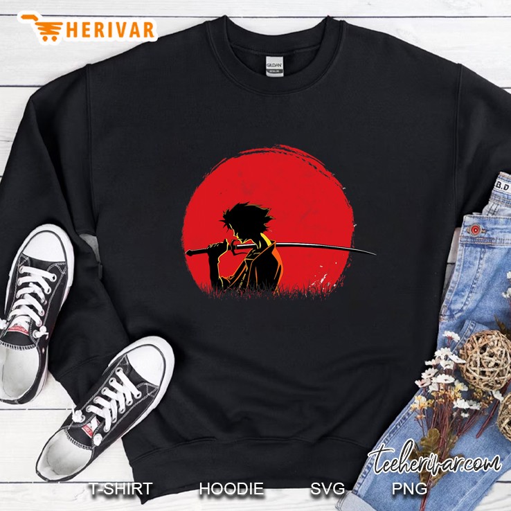 Graphic Samurai Arts Champloos Anime Lovers Sweatshirt