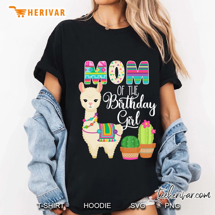 Llama Birthday Mom Of The Birthday Girl Farm Llama Birthday Ladies Tee