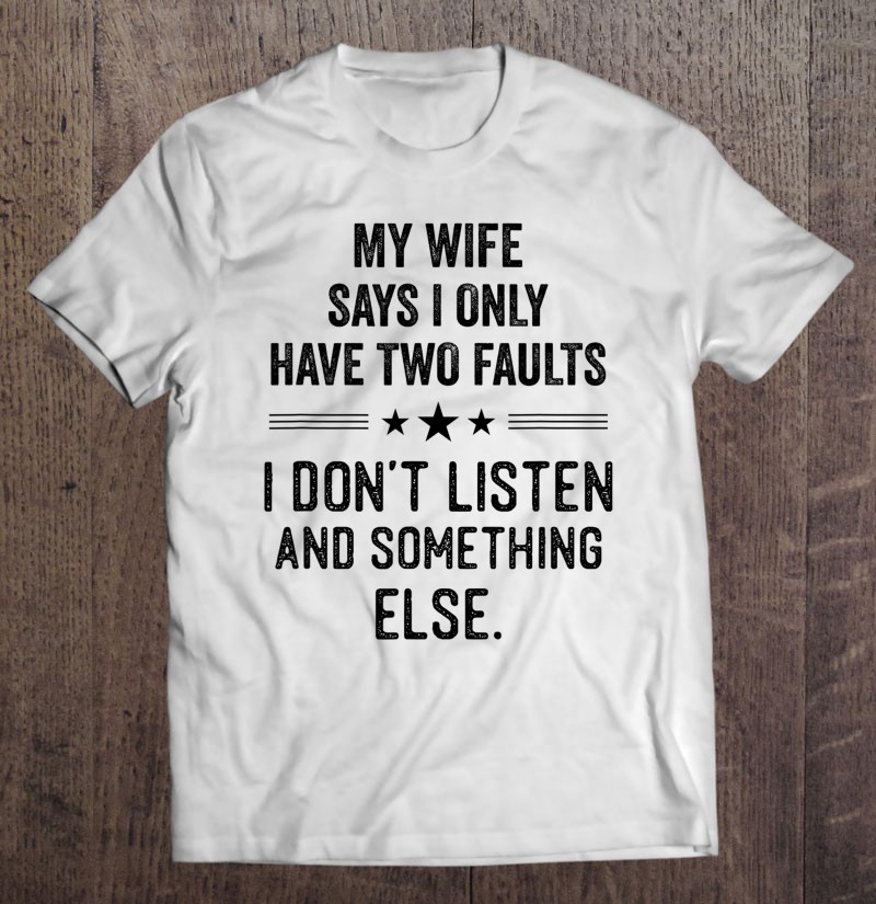 My Wife Shirts For Men Funny Husband