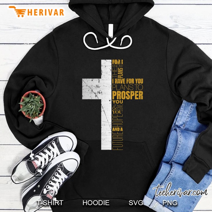 Cool Christian Shirts Men Jeremiah 2911 Gifts Bible Verse Hoodie
