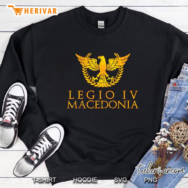Legio Iv Macedonia Roman Legion Spqr Sweatshirt