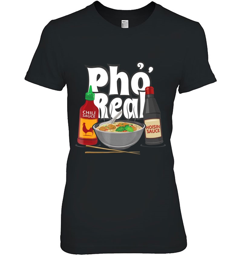 Funny Pho Real Shirt Pho Bowl Tshirt Men Women Kids Gift Ladies Tee
