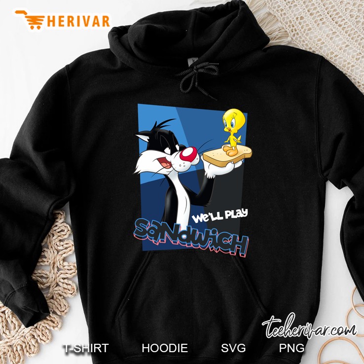 Looney Tunes Sylvester Tweety Sandwich Hoodie
