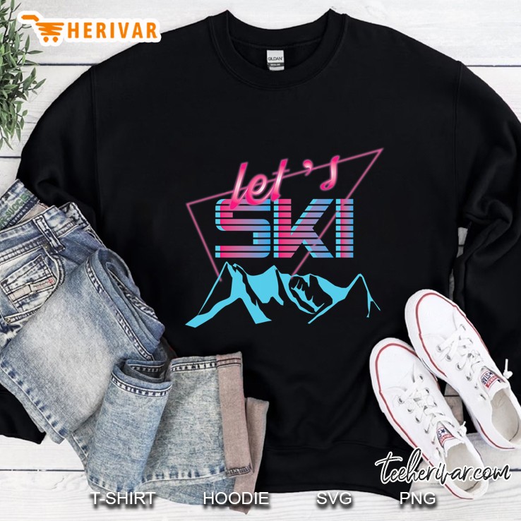 Retro Ski Vintage 80S Ski Costume 90S Ski Clothes Sweatshirt