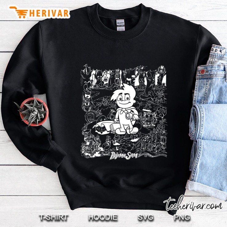 Humongous Entertainment Pajama Sam Backgrounds Sweatshirt