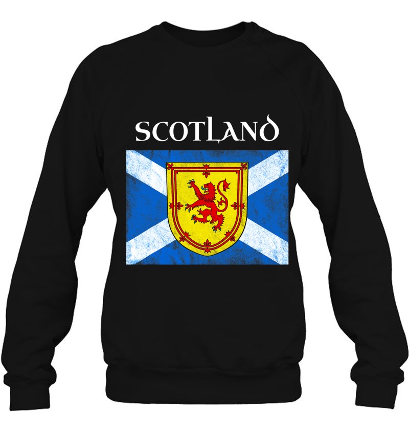 T-Shirts Scotland Andrews Cross Scottish Lion in The Colors of The Scotland Flag St 3dRose Macdonald Creative Studios