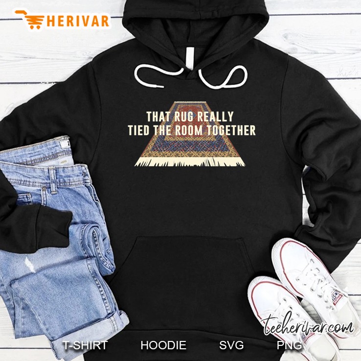 The Big Lebowski Rug Tied The Room Together Graphic Hoodie