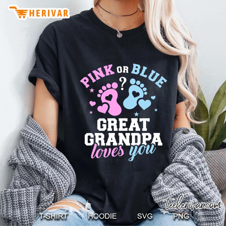 Gender Reveal Great Grandpa Ladies Tee