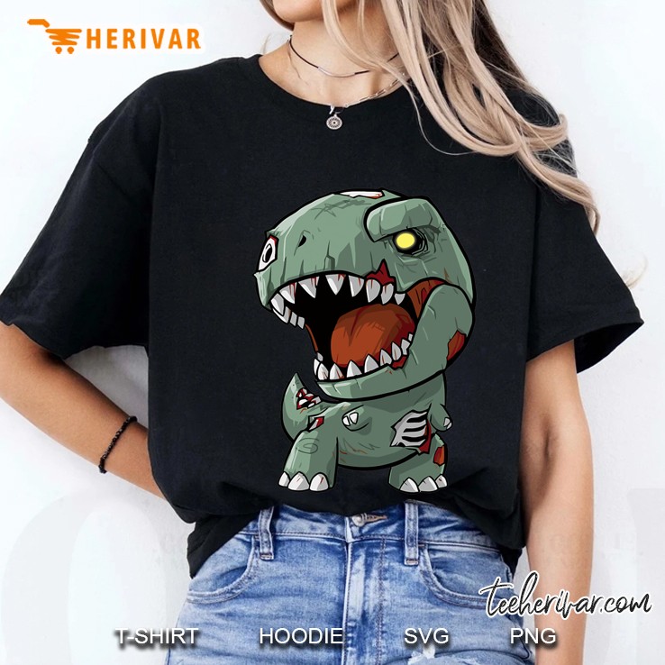 Baby Zombie T-Rex - Halloween Dinosaur Tee Ladies Tee
