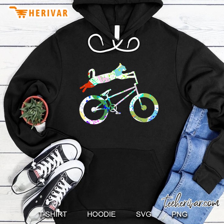 Cat On Bmx Bike Kitten Lover Bike Cycling Bicycle Gift Hoodie