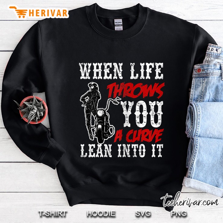 Womens Funny Women Motorcycle Tops For Lady Bikers Sweatshirt